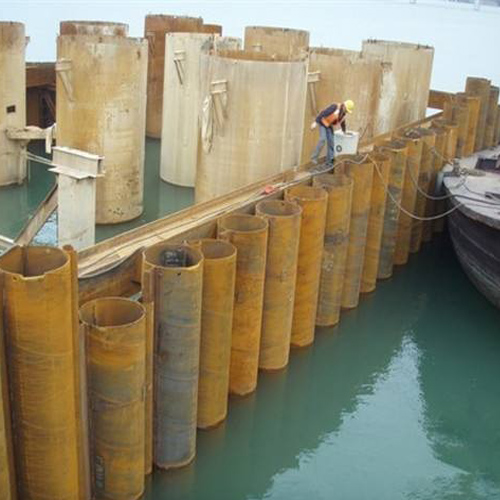 清远钢护筒现场安装